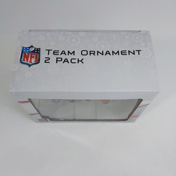 NFL Indianapolis Colts 2 Pack Christmas Tree Ornament Decoration Santa Reindeer - Picture 2 of 4